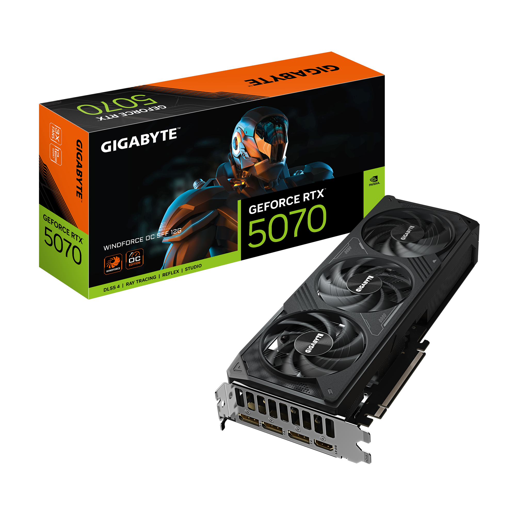 Gigabyte GeForce RTX 5070 WINDFORCE SFF 12GB Graphics Card - CCL