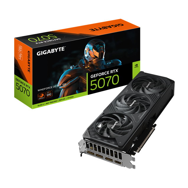 Gigabyte GeForce RTX 5070 WINDFORCE SFF OC 12GB GDDR7 Graphics Card