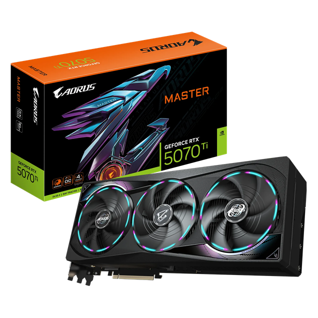 Gigabyte GeForce RTX 5070 Ti Aorus Master 16GB GDDR7 Graphics Card