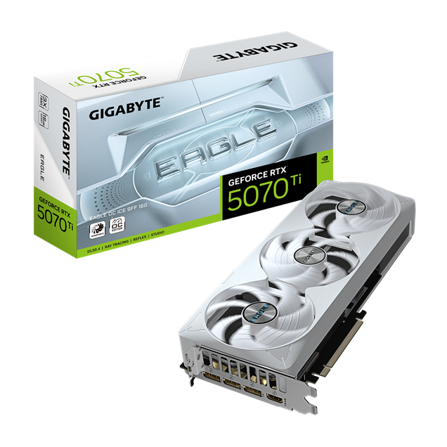 Gigabyte GeForce RTX 5070 Ti EAGLE ICE OC 16GB GDDR7 Graphics Card