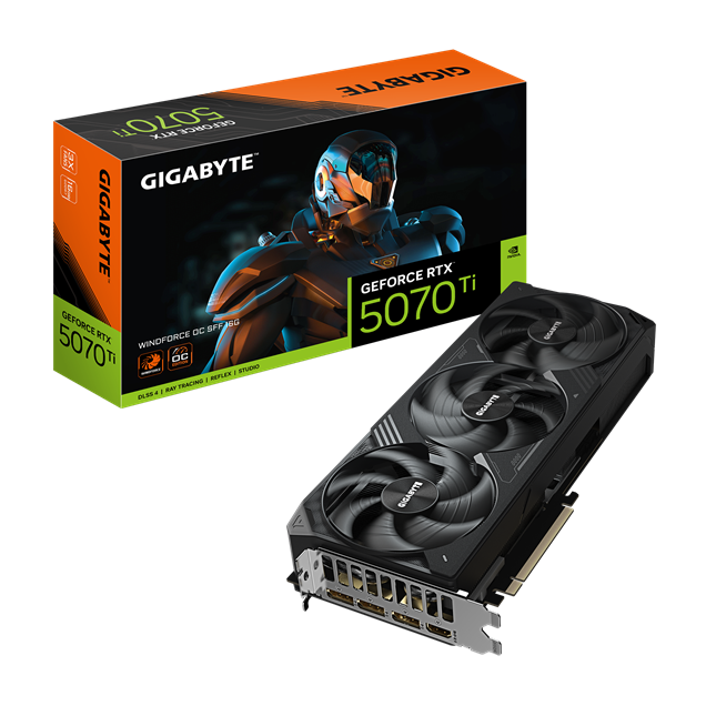 Gigabyte GeForce RTX 5070 Ti WINDFORCE SFF OC 16GB GDDR7 Graphics Card