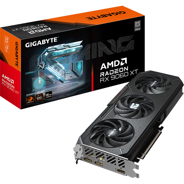 Gigabyte Radeon RX 9060 XT GAMING OC 16GB GDDR6 Graphics Card