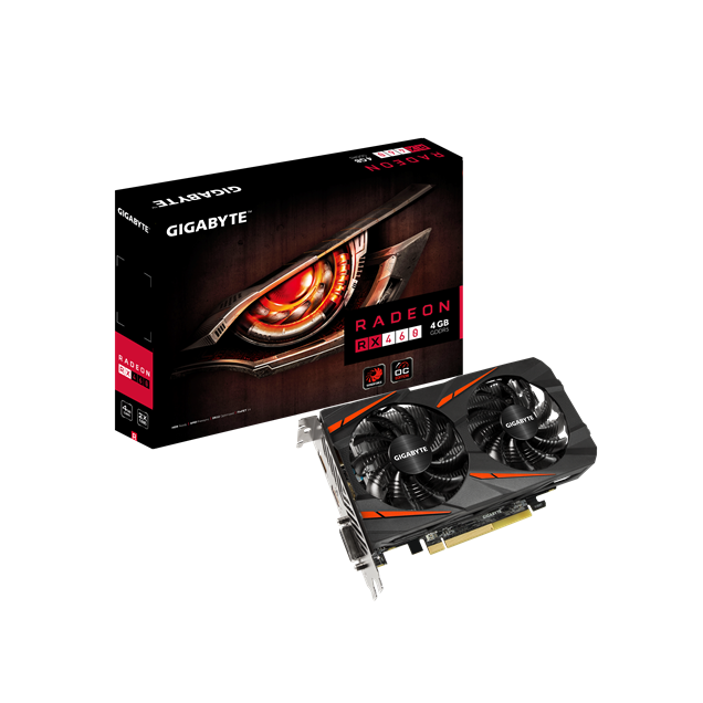 Gigabyte Radeon RX 460 Windforce OC 4GB Graphics Card