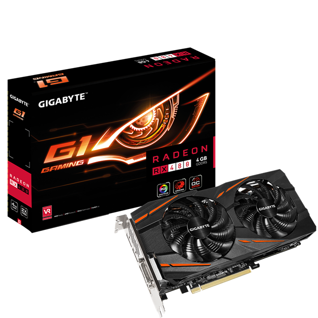 Gigabyte Radeon RX 480 G1 Gaming 4GB Graphics Card