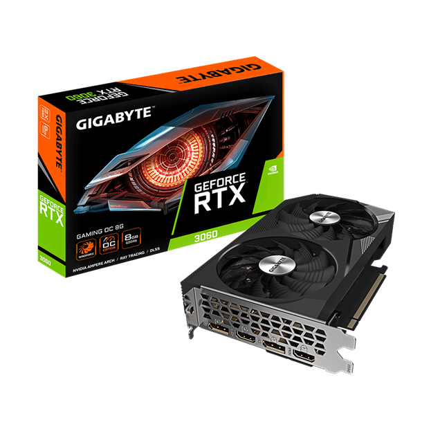 Gigabyte GeForce RTX 3060 GAMING OC 8GB GDDR6 Graphics Card