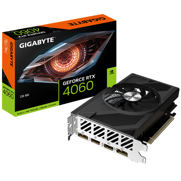 Gigabyte GeForce RTX 4060 D6 8GB GDDR6 Graphics Card