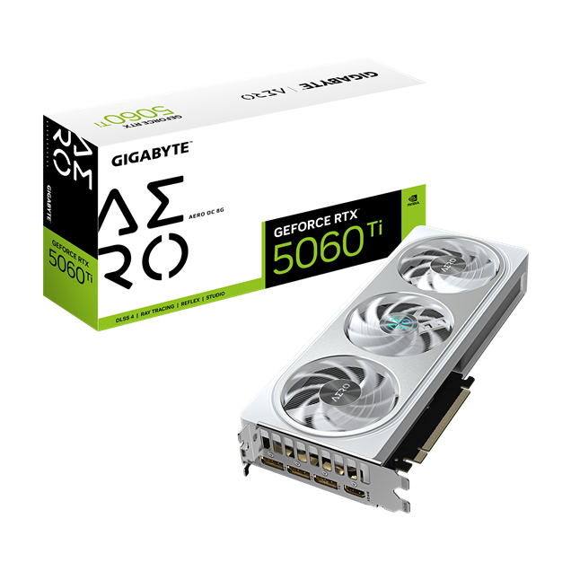 Gigabyte GeForce RTX 5060 Ti AERO OC 8GB GDDR7 Graphics Card