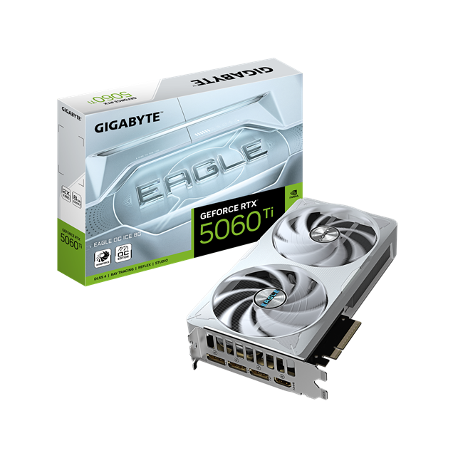 Gigabyte GeForce RTX 5060 Ti EAGLE ICE OC 8GB GDDR7 Graphics Card