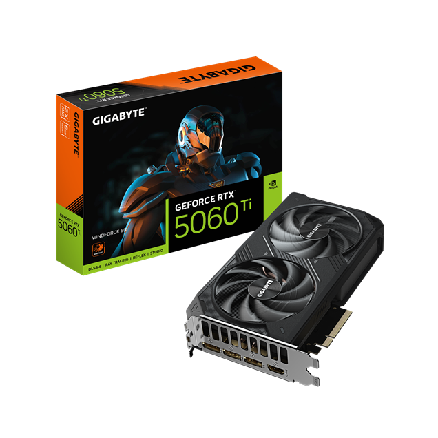 Gigabyte GeForce RTX 5060 Ti Windforce 8GB GDDR7 Graphics Card