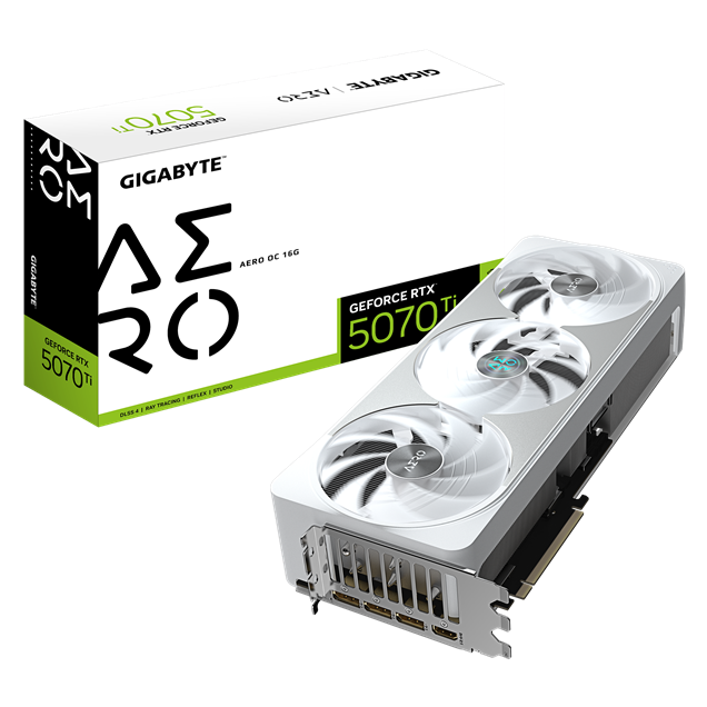 Gigabyte GeForce RTX 5070 Ti AERO OC 16GB GDDR7 Graphics Card