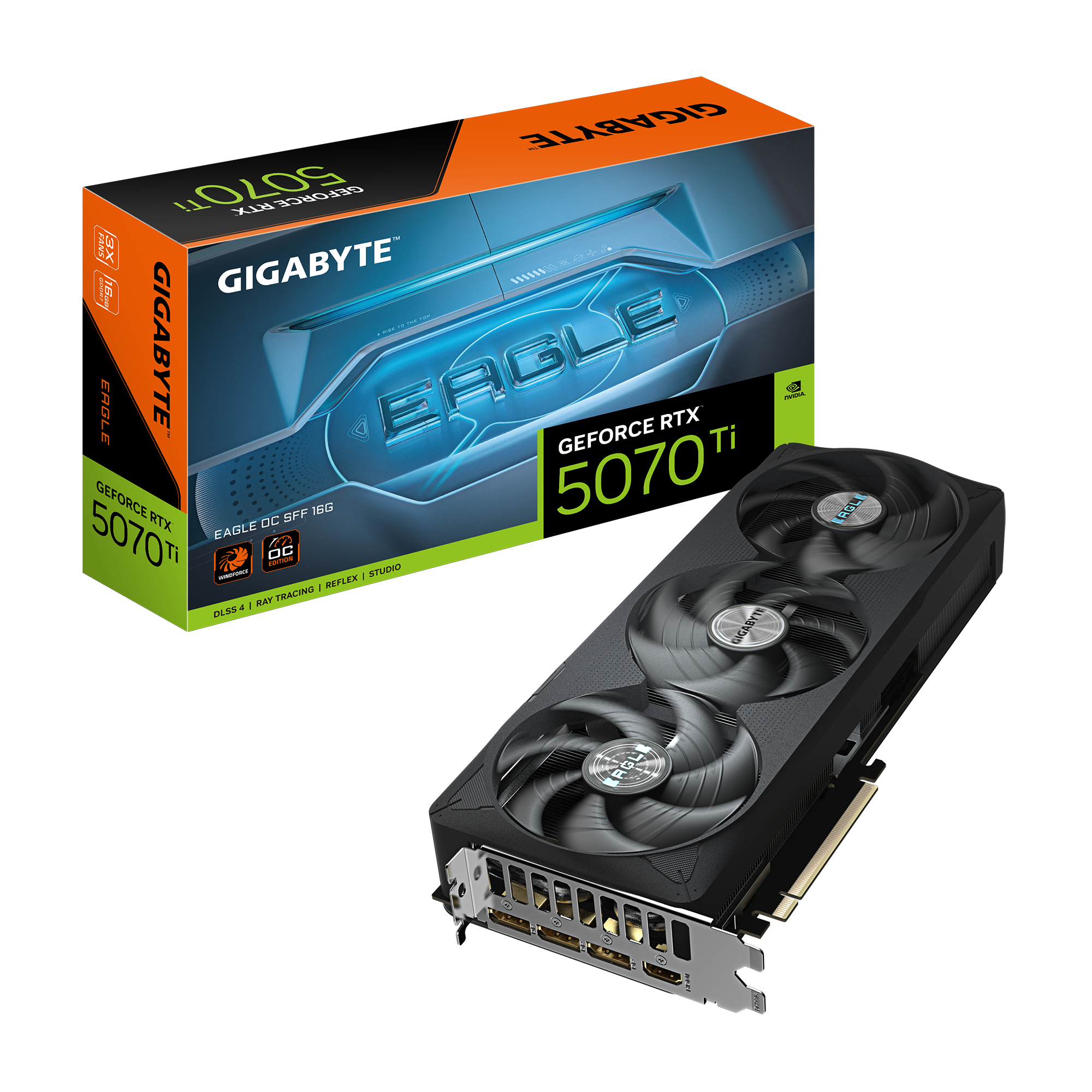 Gigabyte GeForce RTX 5070 Ti WINDFORCE SFF 16 GB OC Graphics Card
