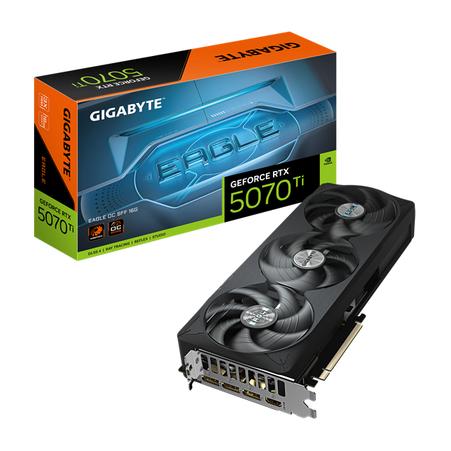 Gigabyte GeForce RTX 5070 Ti EAGLE SFF OC 16GB GDDR7 Graphics Card