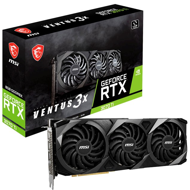 MSI GeForce RTX 3070 Ti Ventus 3X 8GB Graphics Card