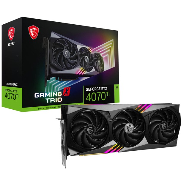 MSI GeForce RTX 4070 Ti GAMING X TRIO OC 12GB Graphics Card