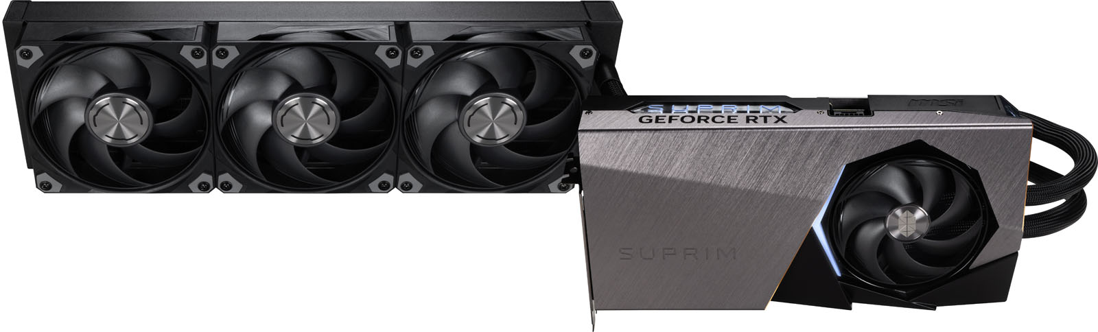(開封済み)MSI RTX 5080 SUPRIM LIQUID OC 簡易水冷 VGA MSI GeForce RTX 5080 16G SUPRIM LIQUID SOC