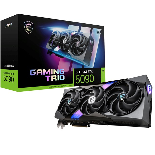 MSI GeForce RTX 5090 GAMING TRIO OC 32GB GDDR7 Graphics Card
