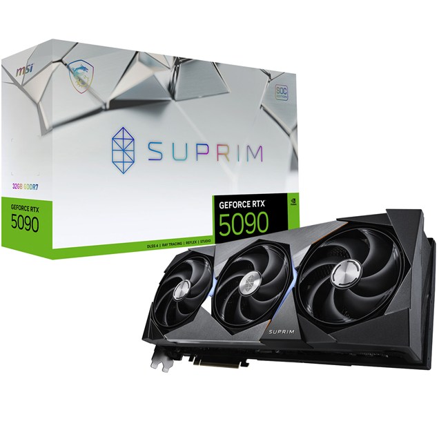 MSI GeForce RTX 5090 SUPRIM SOC 32GB GDDR7 Graphics Card