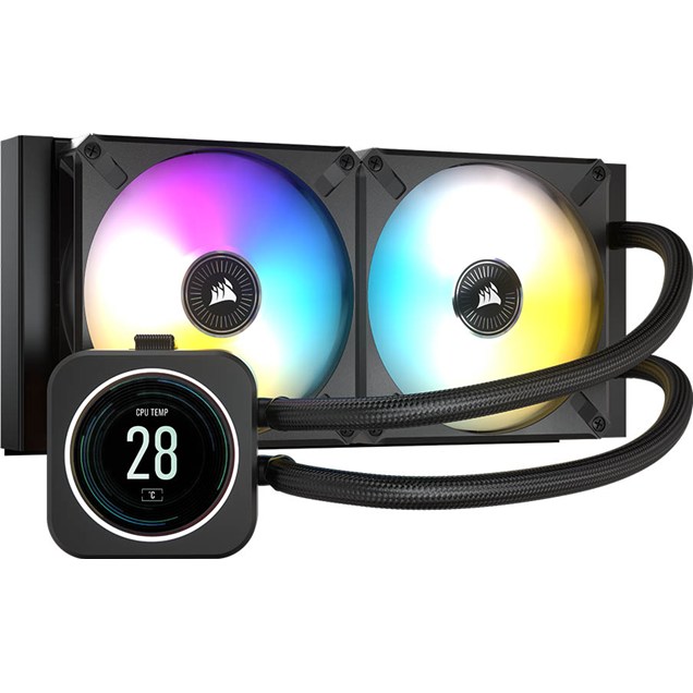 Corsair iCUE H100i ELITE LCD Display 240mm Liquid CPU Cooler