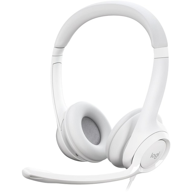 Logitech H390 USB Headset - White