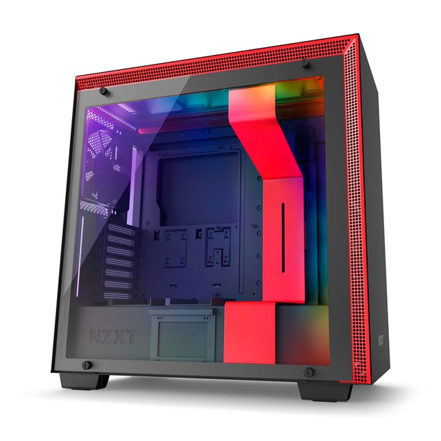 NZXT H700i Mid Tower Gaming Case - Red 