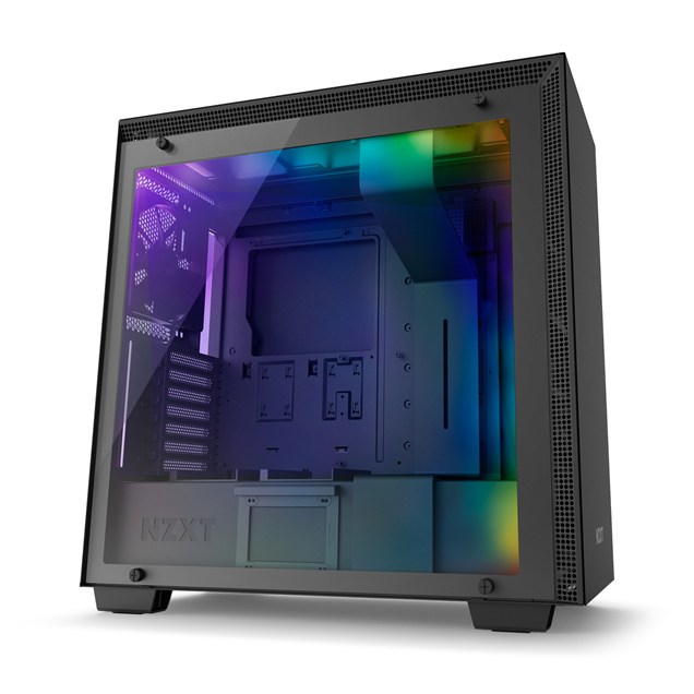 NZXT H700i Mid Tower Gaming Case - Black 