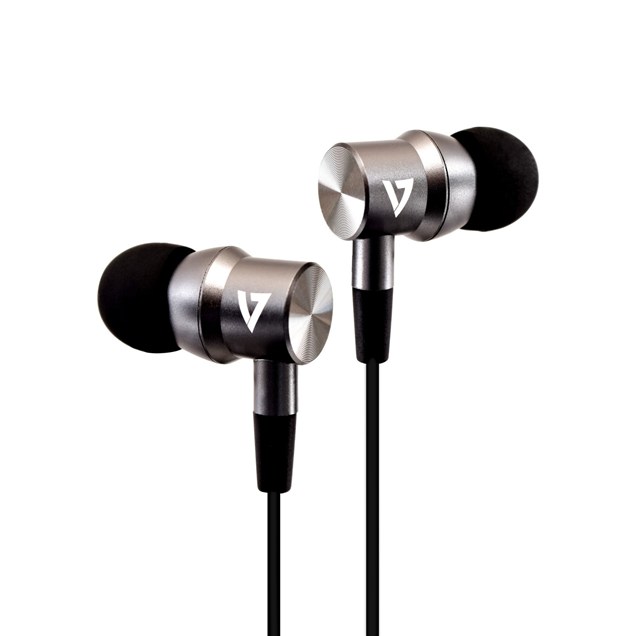 V7 Noise Isolating Stereo Earbuds with Microphone