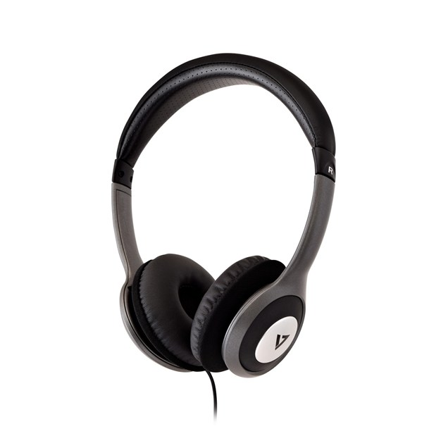 V7 Deluxe Stereo Headphones with Volume Control