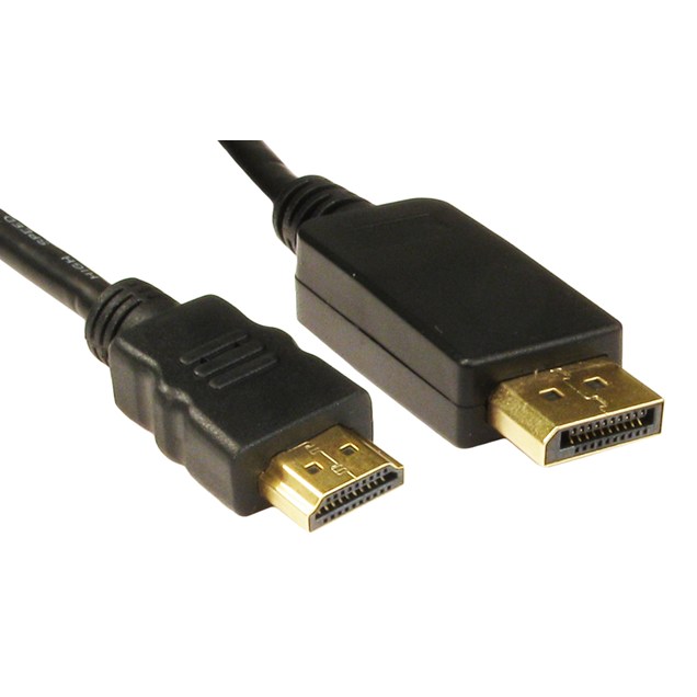 (5m) DisplayPort to HDMI Cable (Black)