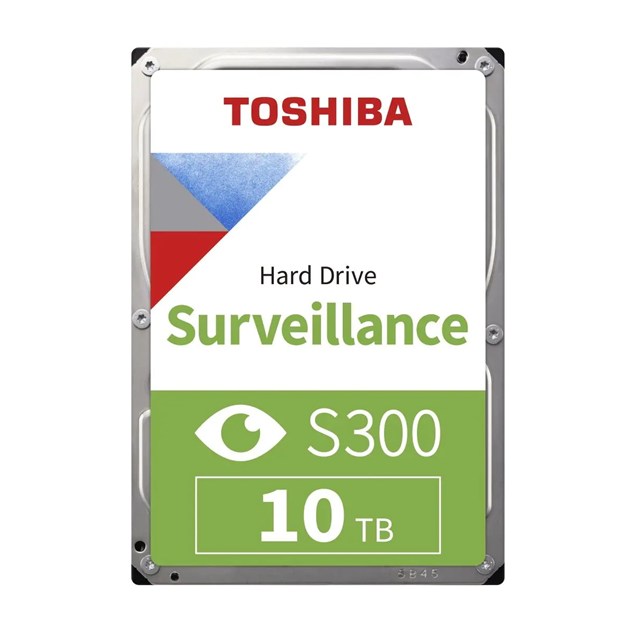 10TB Toshiba S300 3.5" SATA III Hard Drive - 5400RPM, 256MB Cache