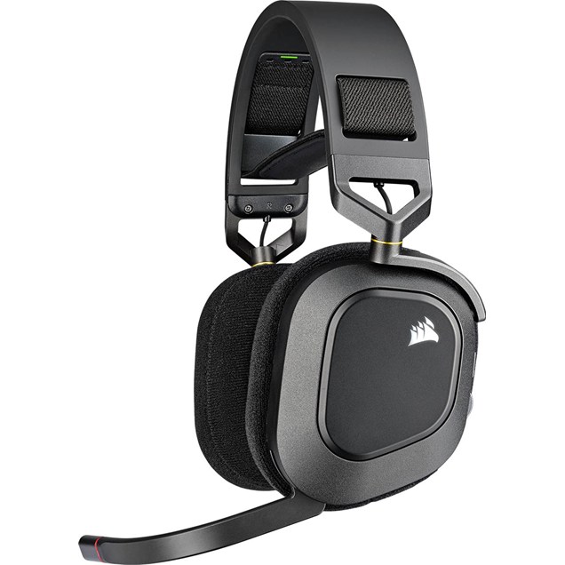 Corsair HS80 RGB WIRELESS Gaming Headset in Carbon Black