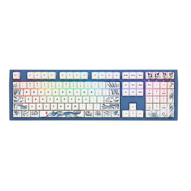 Ducky Year of the Dog Special Edition USB Mechanical Keyboard with Cherry MX Red Switches, RGB Illumination (UK Layout)