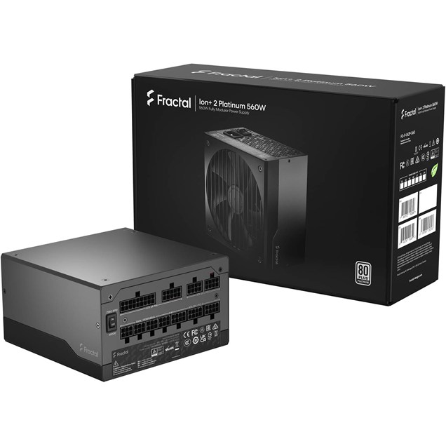 Fractal Ion+ 2 Platinum 560W Modular 80 Plus Platinum PSU
