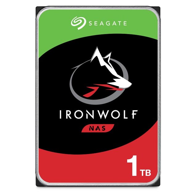 Seagate IronWolf 1TB SATA III 3.5"" Hard Drive - 5900RPM, 64MB Cache