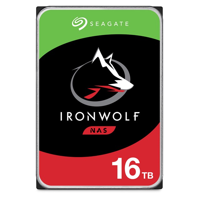 16TB Seagate IronWolf 3.5" SATA III Hard Drive - 7200RPM, 256MB Cache
