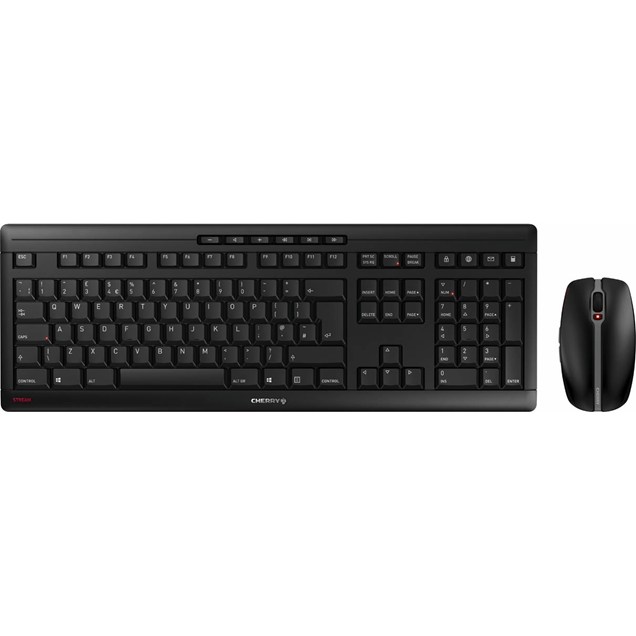 CHERRY STREAM DESKTOP Wireless Keyboard and Mouse in Black
