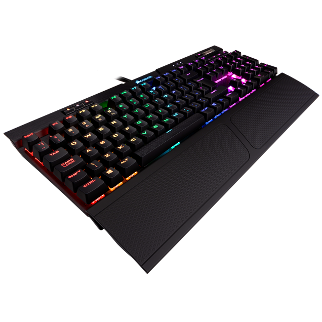 Corsair K70 RGB Mk.2 Mechanical Gaming Keyboard with Cherry MX Blue Switches (UK)