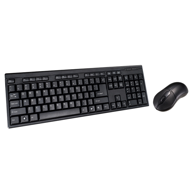 CiT KBMS-001 USB Keyboard & Mouse Combo Bundle