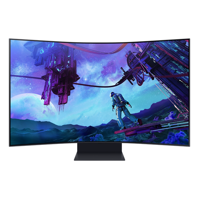 Samsung Odyssey Ark 2nd Gen 55" 4K Curved Gaming Monitor - VA, 600 nits, 165Hz