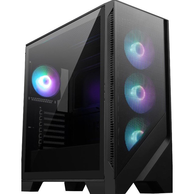MSI MAG FORGE 320R AIRFLOW Mid Tower Gaming Case - Black 