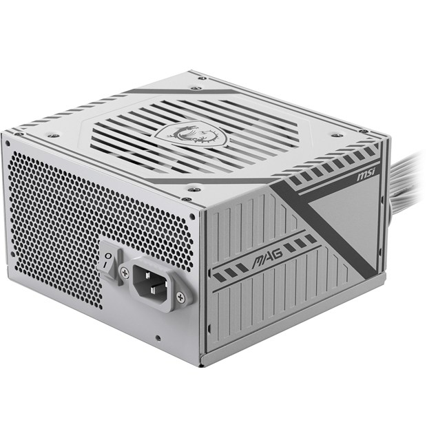 650W MSI MAG A650BNL WHITE 80 Plus Bronze PSU