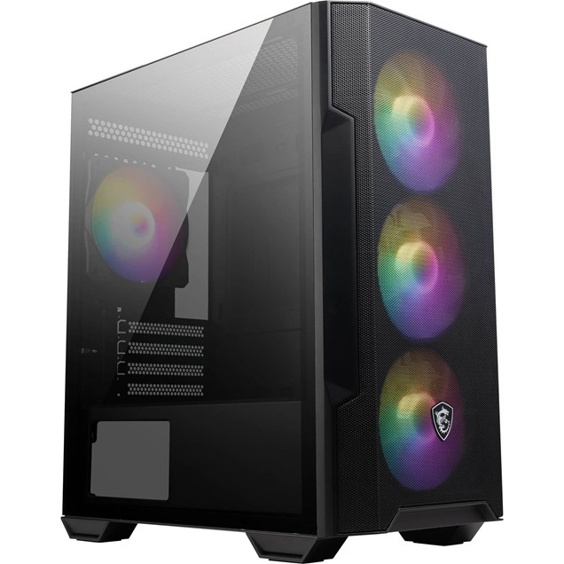 MSI MAG FORGE M100R Mid Tower Gaming Case - Black 
