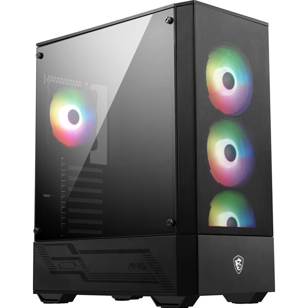 MSI MAG Forge 112R Mid Tower Gaming Case - Black 