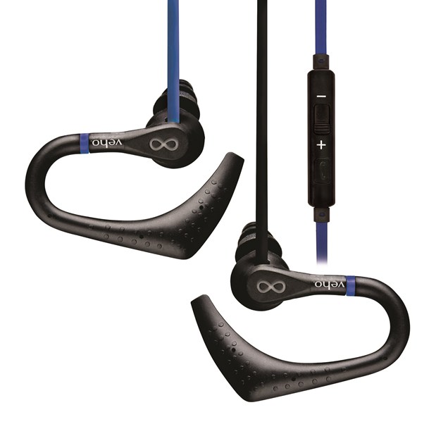 Veho ZS-3 Water Resistant Sports Earphones with Microphone and Remote Control