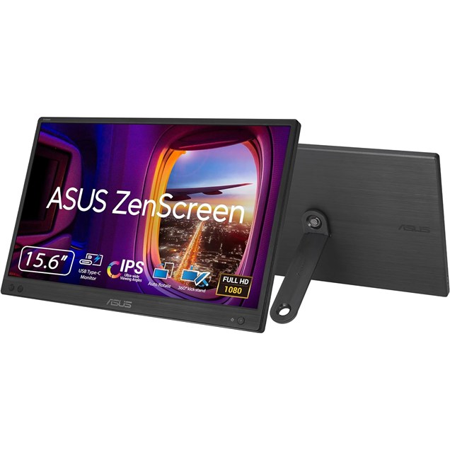 ASUS ZenScreen MB166CR 15.6" Full HD Monitor - IPS, 60Hz, 5ms