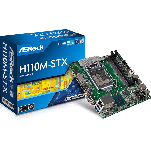 ASRock H110M-STX STX Motherboard for Intel LGA1151 CPUs