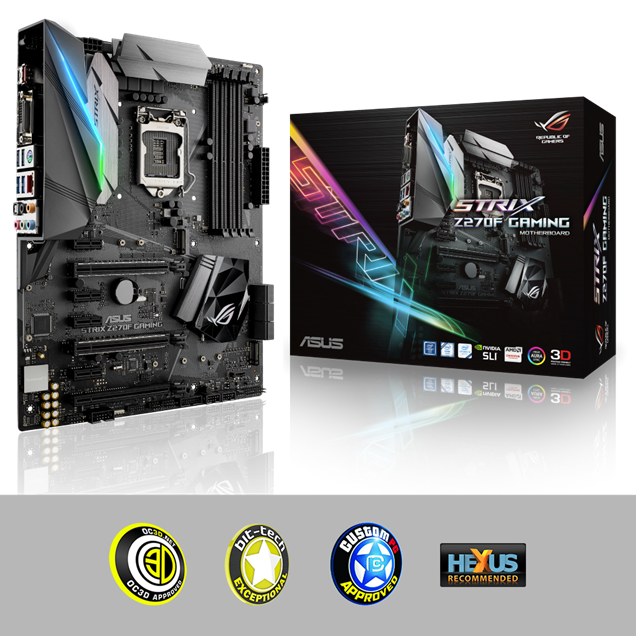 ASUS ROG STRIX Z270F GAMING ATX Motherboard for Intel LGA1151 CPUs