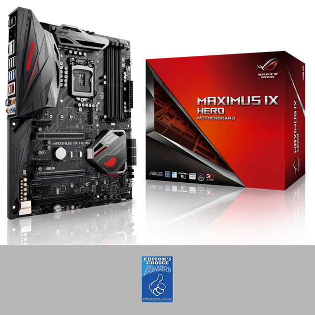ASUS ROG MAXIMUS IX HERO ATX Motherboard for Intel LGA1151 CPUs