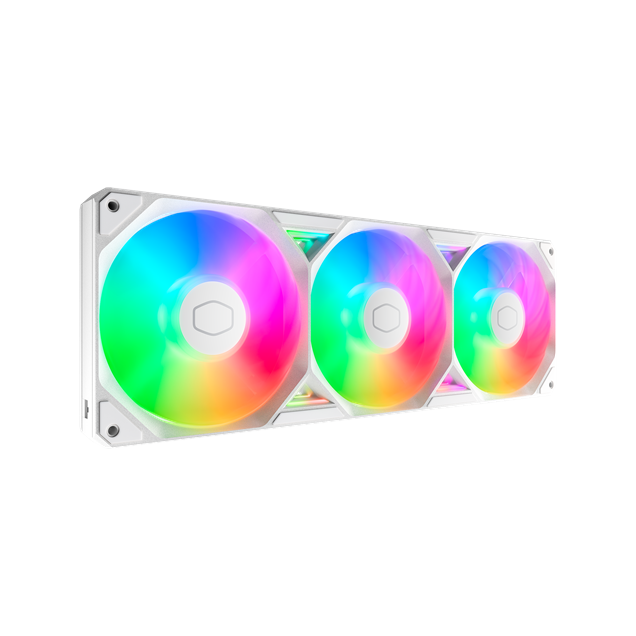 Cooler Master SickleFlow Edge 360 ARGB White Edition 3 x120mm Chassis Fan in White