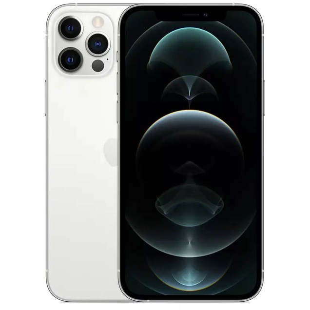 Apple iPhone 12 Pro Smartphone in Silver, 256GB Storage