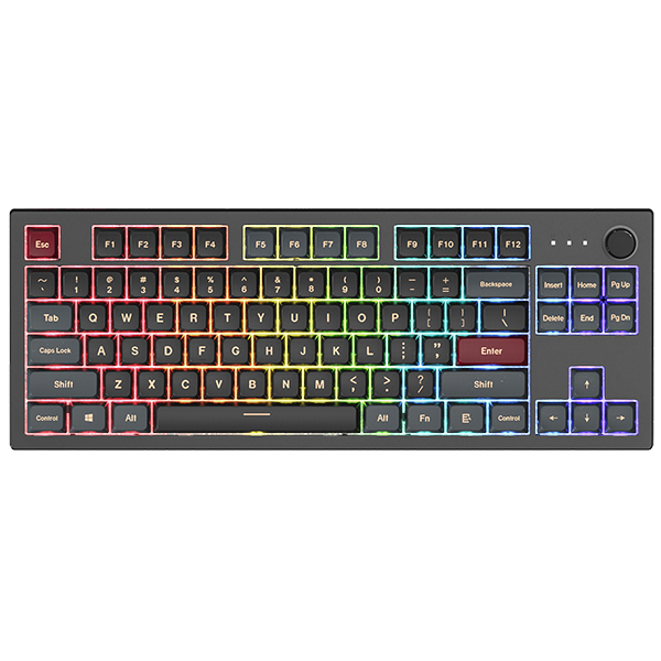 Montech MKey Darkness TKL Gaming Keyboard with GateronG Pro Brown Switches